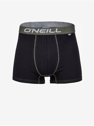 Sada dvou pánských boxerek v černé a zelené barvě  O'Neill