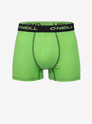 Sada tří pánských boxerek v černé a zelené barvě  O'Neill