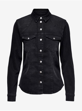Černá dámská džínová košile JDY New Sanna