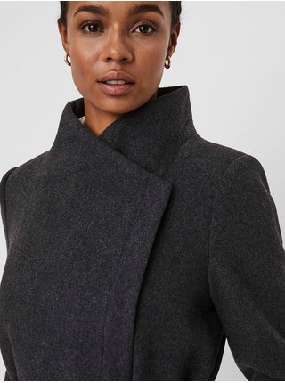 Kabáty pre ženy VERO MODA - tmavosivá