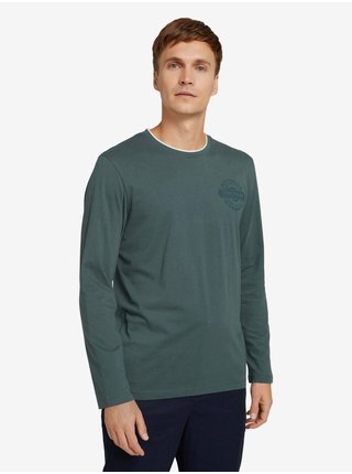 Zelené pánske tričko s potlačou Tom Tailor
