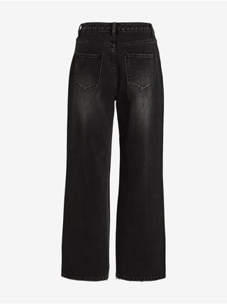Černé široké džíny VILA Eleonora