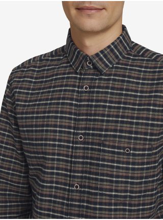 Hnědá pánská vzorovaná košile Tom Tailor