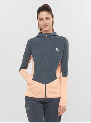 Ružovo-šedá dámska ľahká bunda Salomon Outline