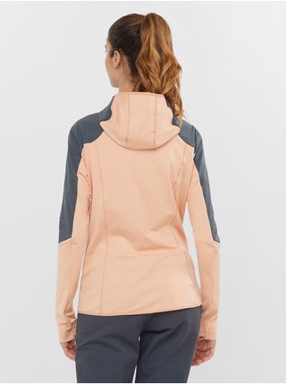 Ružovo-šedá dámska ľahká bunda Salomon Outline
