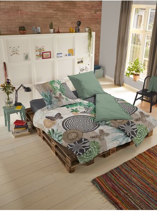 Home obojstranné posteľné obliečky na jednolôžko Hip Skylar 140x200cm