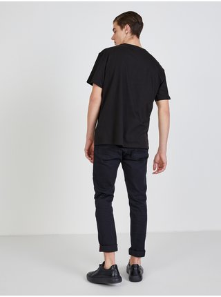 Čierne pánske tričko Tommy Jeans Reflective Wave Flag