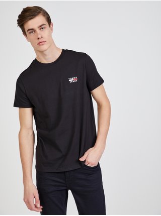 Čierne pánske tričko Tommy Jeans Chest Logo