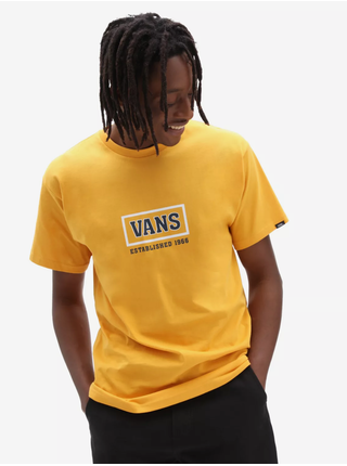 Žluté pánské tričko VANS Take A Stand