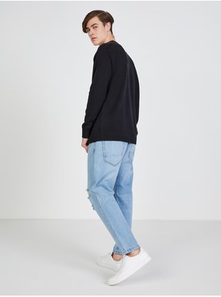 Čierny pánsky sveter Calvin Klein Embroidery
