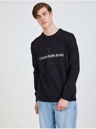 Černý pánský svetr Calvin Klein Embroidery