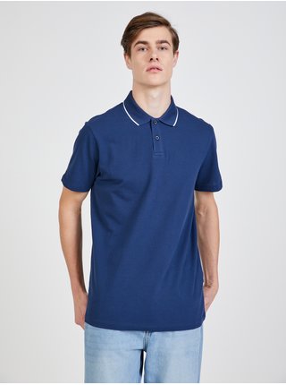 Modré polo tričko Selected Homme Miller