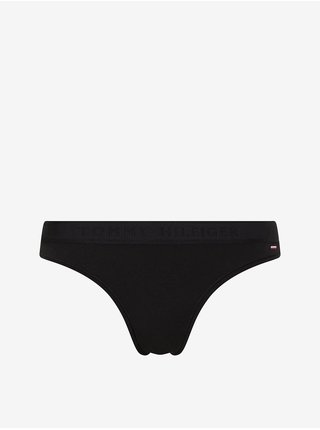 Černá dámská tanga Tommy Hilfiger Underwear