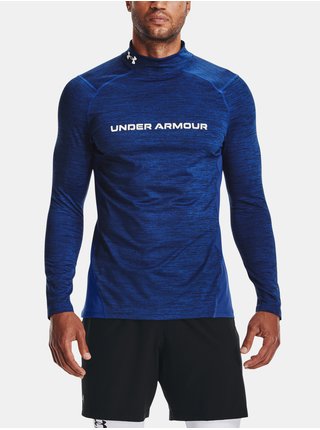 Tričká s dlhým rukávom pre mužov Under Armour - modrá