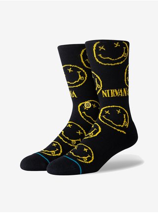 Černé dámské vzorované ponožky Stance Nirvana Face