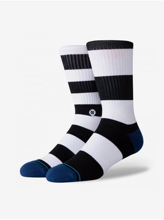 Bielo-čierne pánske vzorované ponožky Stance Mariner