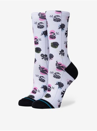 Bílé dámské vzorované ponožky Stance New Order
