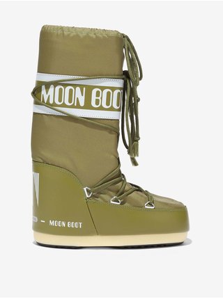 Khaki dámské sněhule Moon Boot Icon Nylon