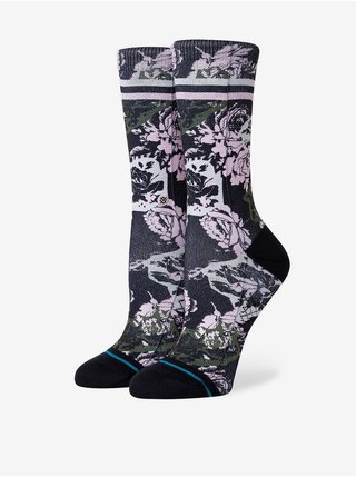 Čierne dámske vzorované ponožky Stance La Vie En Rose