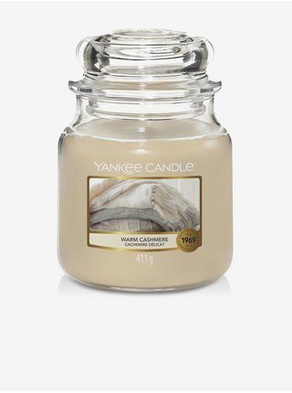 Vonná svíčka Yankee Candle Warm Cashmere (Classic střední)