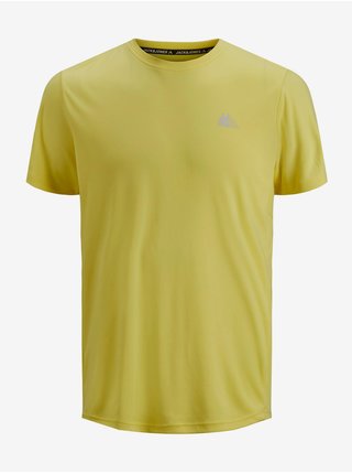 Žluté pánské tričko Jack & Jones Connor