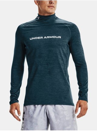Tričká s dlhým rukávom pre mužov Under Armour - modrá