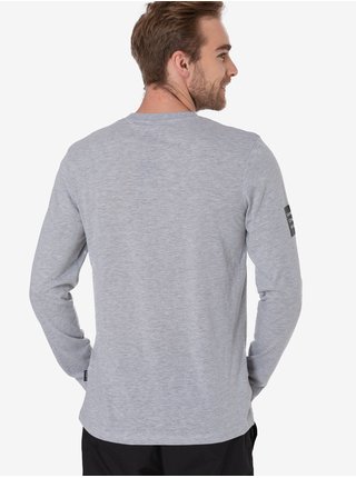 Světle šedé pánské žíhané tričko Sam 73
