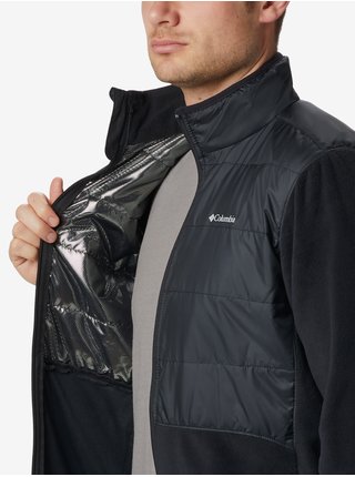 Čierna pánska funkčná bunda Columbia Basin Butte™ Fleece Full Zip