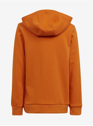 Oranžová chlapčenská mikina s kapucou adidas Performance Bos HD