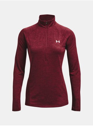 Tričká s dlhým rukávom pre ženy Under Armour - červená