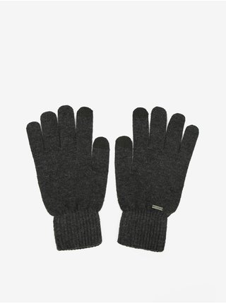 Tmavě šedé pánské rukavice Tom Tailor 
