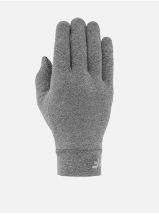 Šedé unisex rukavice 4F Touch Screen