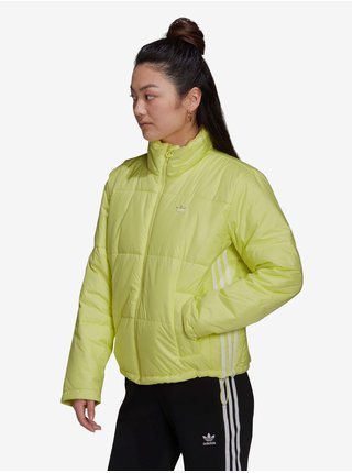Neonovo žltá dámska prešívaná bunda adidas Originals