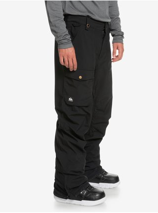 Černé pánské zimní kalhoty Quiksilver Utility