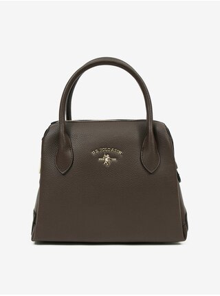 Tmavě hnědá kabelka U.S. Polo Assn. Stanford