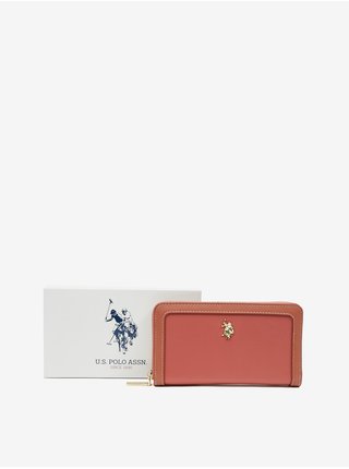 Ružová dámska peňaženka U.S. Polo Assn. Houston