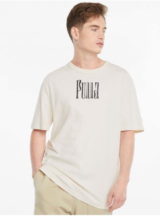 Krémové pánské tričko Puma Downtown