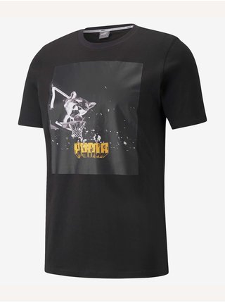 Čierne pánske tričko Puma Qualifier