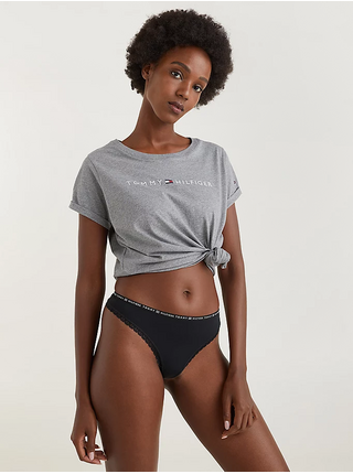 Sada tří kalhotek v černé barvě Tommy Hilfiger Underwear