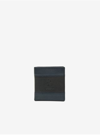 Tmavě modrá pánská kožená peněženka U.S. Polo Assn. Union Vert