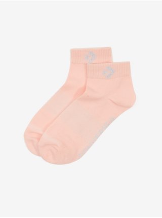 Sada troch párov dámskych ponožiek v ružovej, šedej a vínovej farbe Converse