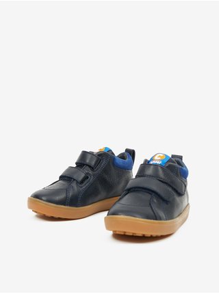 Tmavě modré klučičí kožené boty Camper Sella Hypnos