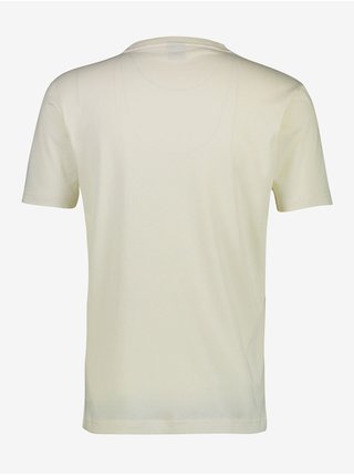Biele pánske tričko s potlačou LERROS