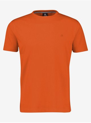 Oranžové pánske basic tričko LERROS