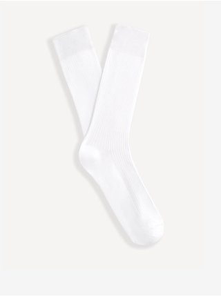 Biele ponožky Celio Riqlo