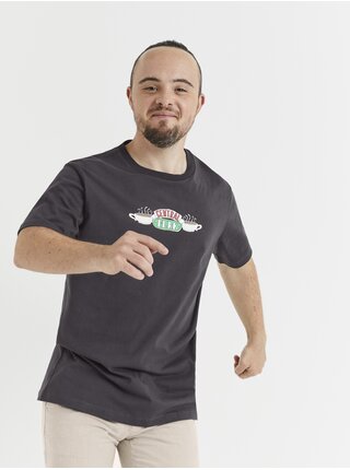 Tmavě šedé tričko Celio Lvebar1 