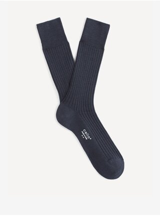 Tmavě modré vlněné ponožky Celio Jiumerinos 