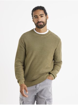 Kaki basic sveter Celio Vecold