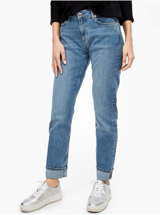 Modré dámské straight fit džíny s.Oliver