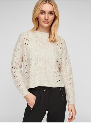 Béžový dámsky sveter s.Oliver